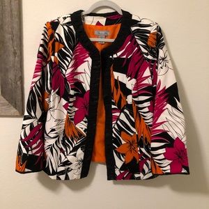 Brightly colored women’s blazer